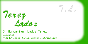 terez lados business card